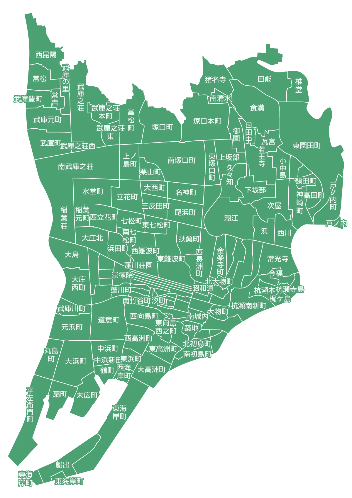 尼崎市地図